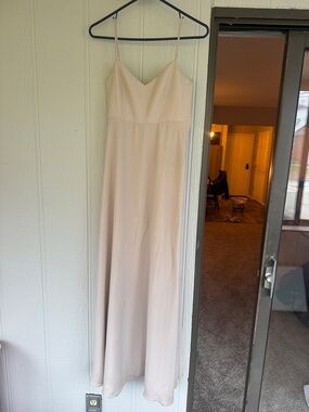 Show Me Your MuMu Pale Cream Spaghetti Strap Maxi Dress